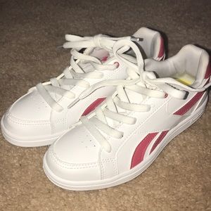Girls Pink and White Reebok NEVER WORN